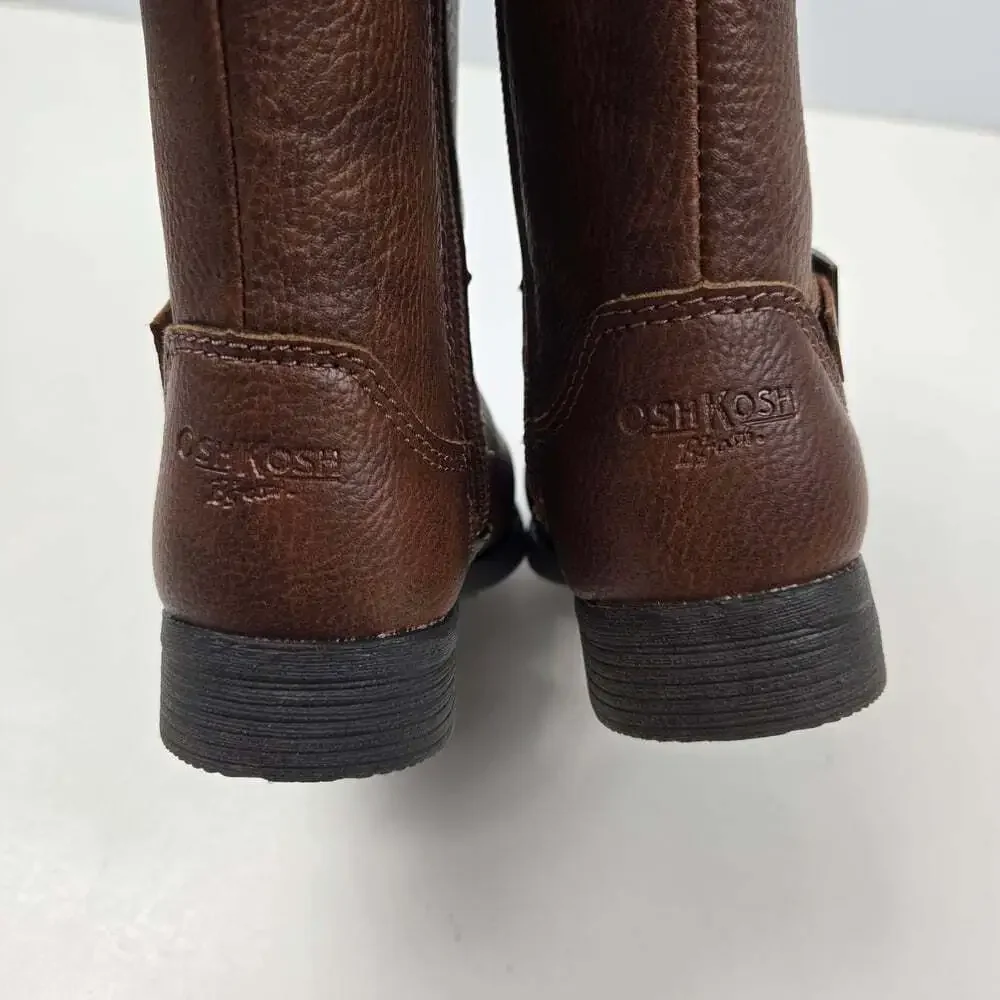 OshKosh B'gosh® Lumi Toddler Girls' Knee High Brown Riding Boots Size 5M